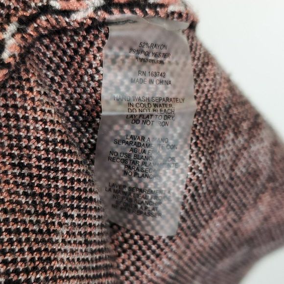 Joie Houndstooth Double Breasted Button Front Business Casual Blazer Sweater - Picture 11 of 11